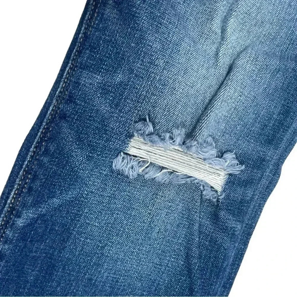 Hudson Nico Super Skinny Distressed Raw Hem Jeans  Size 27 - Picture 7 of 10